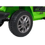 Elektrické autíčko Jeep Wrangler Rubicon Lift 4x4, 24V - zelené